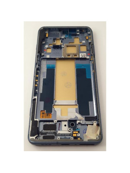 Pantalla lcd para Xiaomi Black Shark 5 mas tactil negro con marco azul compatible