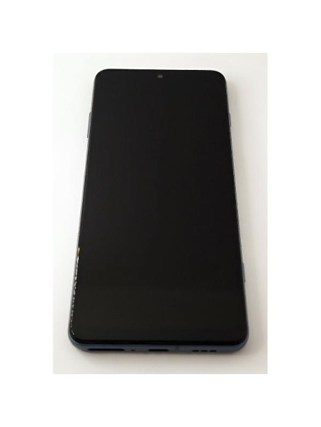 Pantalla lcd para Xiaomi Black Shark 5 mas tactil negro con marco azul compatible