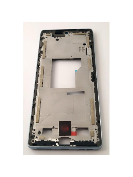 Carcasa o marco frontal azul claro para Motorola Edge 50 Fusion 5G XT2429