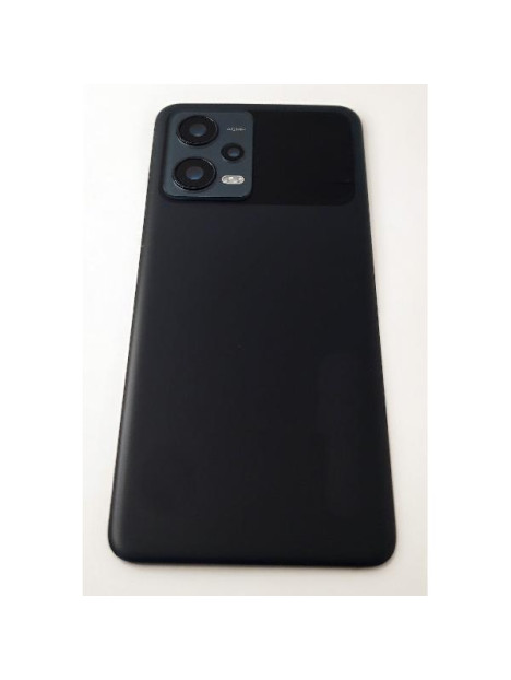 Tapa trasera o tapa bateria negra para Xiaomi Poco X5 5G con cristal de camara