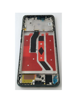 Pantalla lcd para Huawei Honor Magic 6 Lite 5G mas tactil negro con marco verde compatible TFT