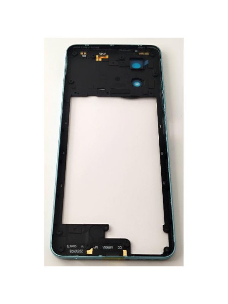 Carcasa o marco central azul para Blackview Shark 8