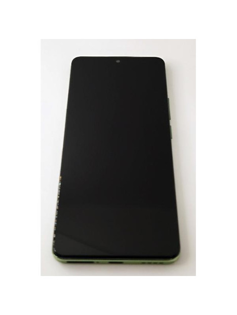 Pantalla lcd para Realme 11 Pro 5G RMX3771 11 Pro Plus 5G RMX3741 mas tactil negro con marco verde compatible TFT