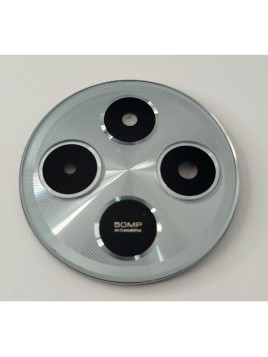 Cristal de camara con marco azul para Xiaomi Redmi 14C calidad premium