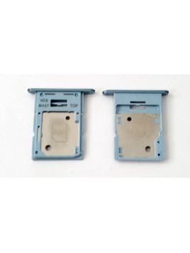 Soporte o bandeja sim azul claro Dual sim para Samsung Galaxy M15 5G calidad premium