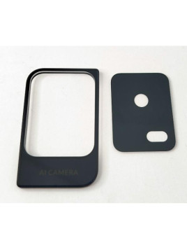 Cristal de camara con marco negro para TCL NxtPaper11 9466X calidad premium