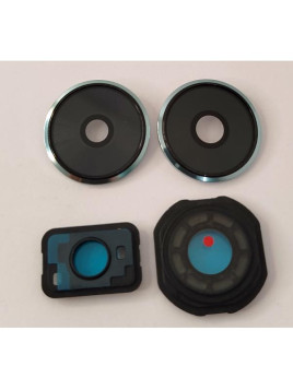 Cristal de camara con marco verde para Xiaomi Poco F6 5G calidad premium