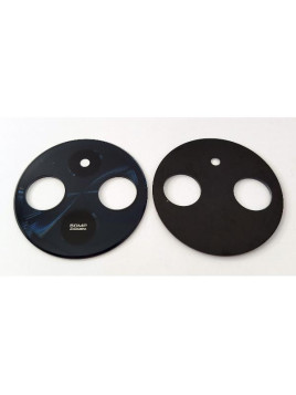 Cristal de camara grande negro para Xiaomi Redmi 14C calidad premium