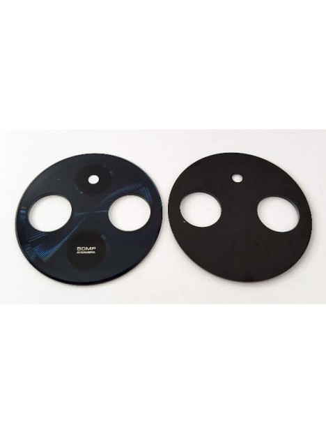 Cristal de camara grande negro para Xiaomi Redmi 14C calidad premium