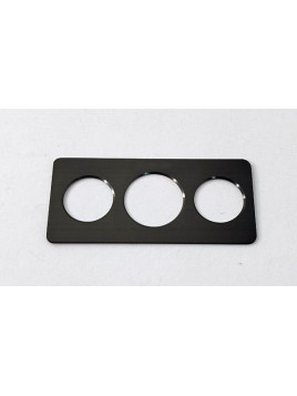 Cristal de camara con marco negro para Doogee Blade 10 calidad premium