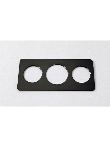 Cristal de camara con marco negro para Doogee Blade 10 calidad premium