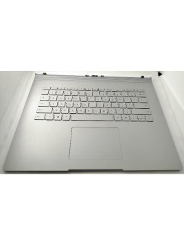 Teclado plata para Microsoft Surface Book 2 15" calidad premium