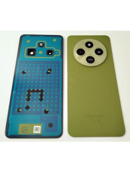 Tapa trasera o tapa bateria verde para Xiaomi Redmi 14C con cristal de camara