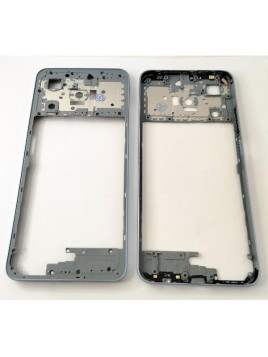 Carcasa o marco central azul para Realme C61 4G RMX3933