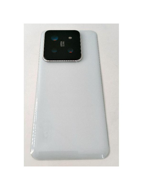 Tapa trasera o tapa bateria blanca para Xiaomi 14 Pro con cristal de camara