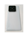 Tapa trasera o tapa bateria blanca para Xiaomi 14 Pro con cristal de camara