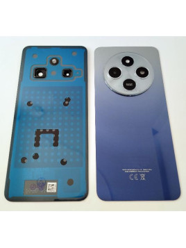 Tapa trasera o tapa bateria azul para Xiaomi Redmi 14C con cristal de camara