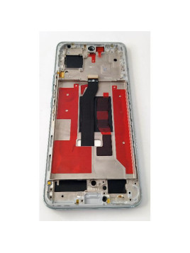 Pantalla lcd para Huawei Honor 90 5G mas tactil negro con marco azul compatible TFT