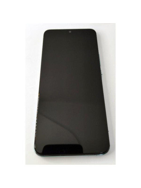 Pantalla lcd para Huawei Honor 90 5G mas tactil negro con marco azul compatible TFT