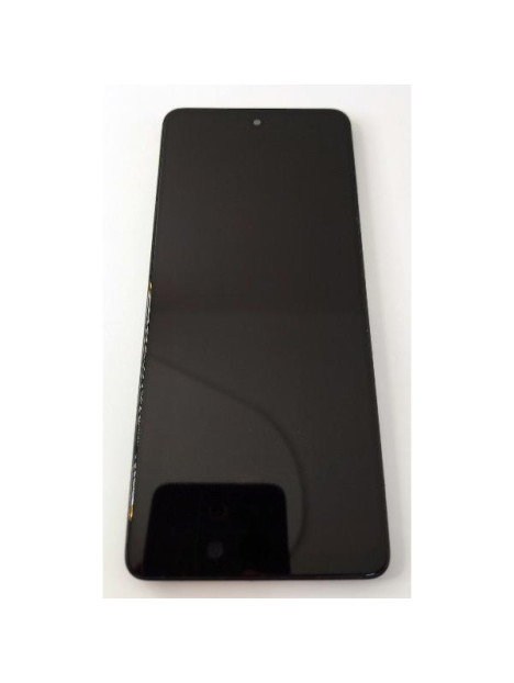 Pantalla lcd para Tecno Pova 5 mas tactil negro con marco negro calidad premium