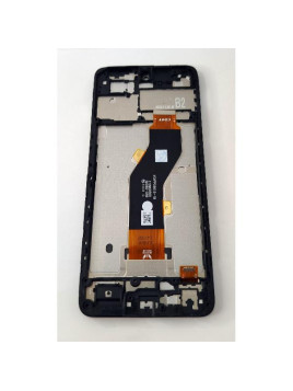 Pantalla lcd para Tecno Spark Go 2024 mas tactil negro con marco negro calidad premium