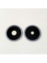 Set de 2 cristales de camara pequeños morados para Xiaomi Redmi 14C calidad premium