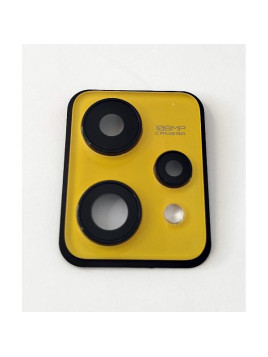 Cristal de camara con marco amarillo para Realme 9 4G calidad premium