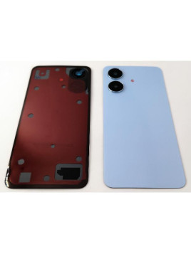 Tapa trasera o tapa bateria azul para Realme C61 4G RMX3933 con cristal de camara