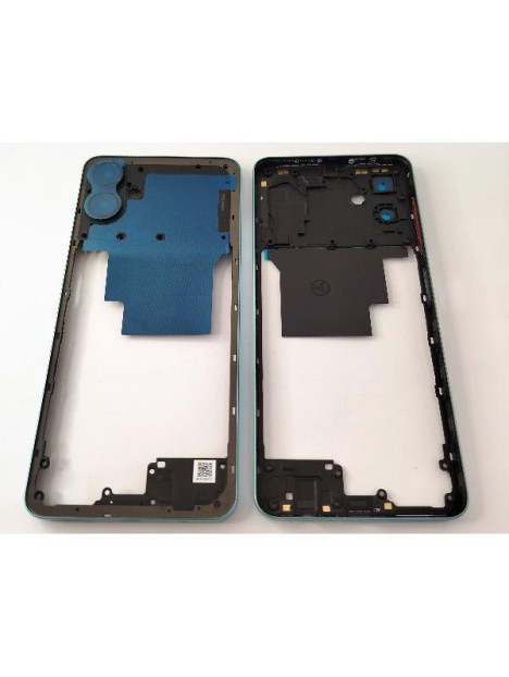 Carcasa o marco central azul para Samsung Galaxy A06 A065