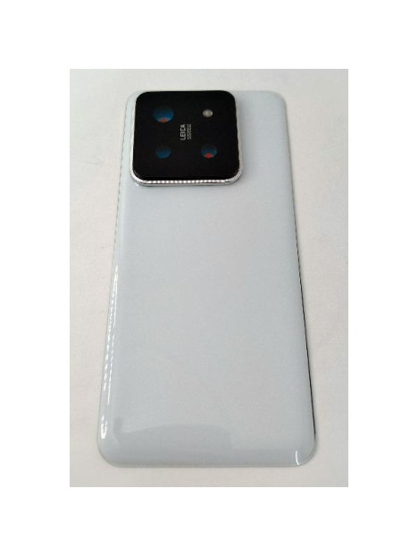 Tapa trasera o tapa bateria blanca para Xiaomi 14 Pro con cristal de camara