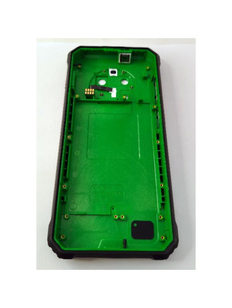 Tapa trasera o tapa bateria con carcasa central verde para Oukitel G1