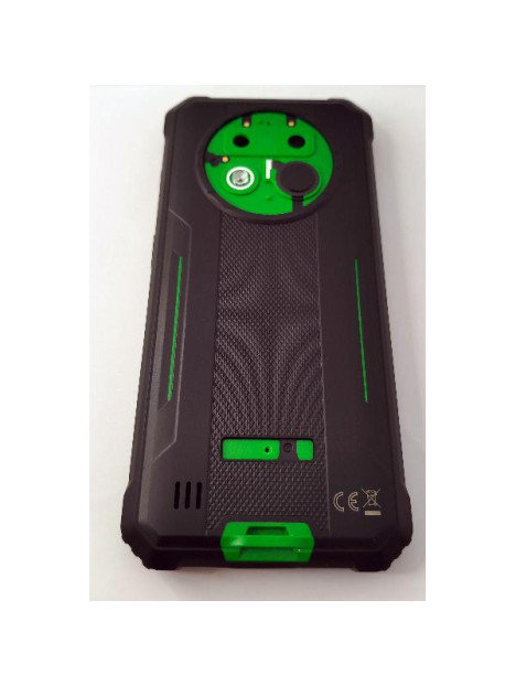 Tapa trasera o tapa bateria con carcasa central verde para Oukitel G1
