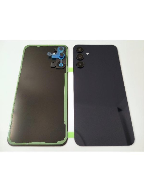 Tapa trasera o tapa bateria negra para Samsung Galaxy A15 4G A155 con cristal de camara