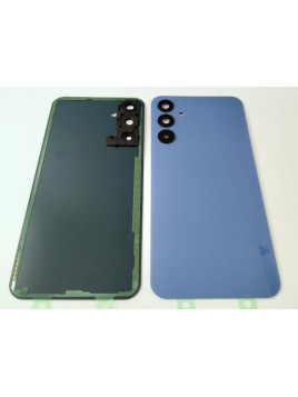 Tapa trasera o tapa bateria azul para Samsung Galaxy A25 5G A256 con cristal de camara