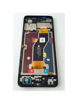 Pantalla lcd para ZTE Blade A75 4G mas tactil negro con marco negro calidad premium