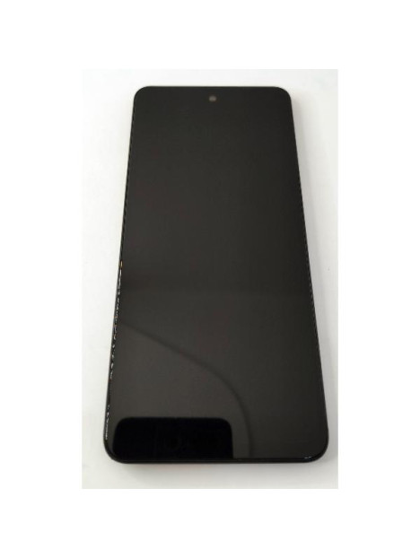 Pantalla lcd para ZTE Blade A75 4G mas tactil negro con marco negro calidad premium