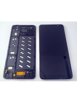 Pantalla lcd para TCL 501 mas tactil negro con marco negro calidad premium