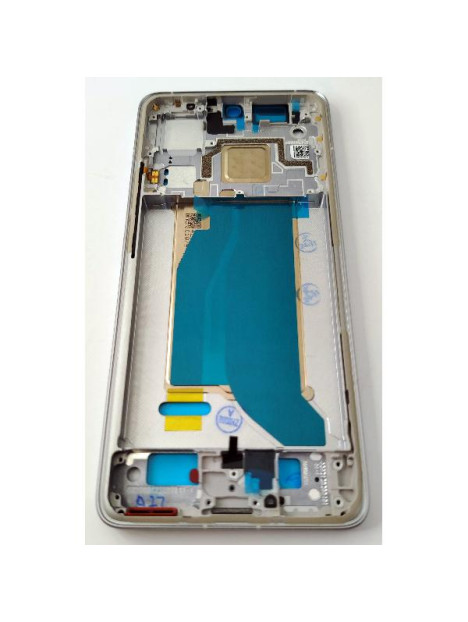 Carcasa o marco central plata para Xiaomi 14T Pro