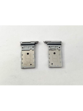 Soporte o bandeja sim blanca Dual sim para Samsung Galaxy S24 FE 5G S721 calidad premium