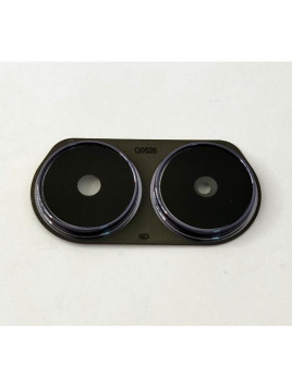 Cristal de camara para Realme C61 4G RMX3933 con marco negro calidad premium