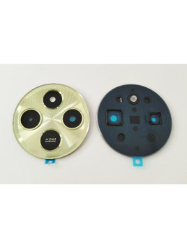 Cristal de camara con marco verde para Xiaomi Redmi 14C calidad premium