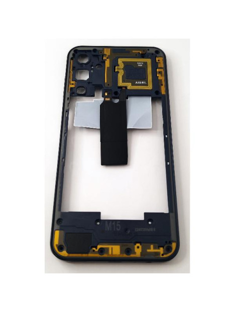 Carcasa o marco central negro para Samsung Galaxy M15 5G