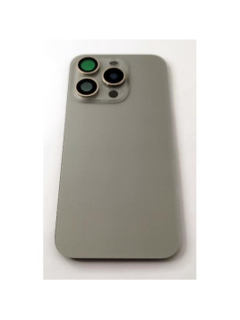 Tapa trasera o tapa bateria gris para iPhone 15 Pro