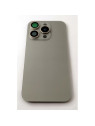 Tapa trasera o tapa bateria gris para iPhone 15 Pro