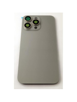 Tapa trasera o tapa bateria gris para iPhone 15 Pro Max