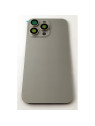 Tapa trasera o tapa bateria gris para iPhone 15 Pro Max
