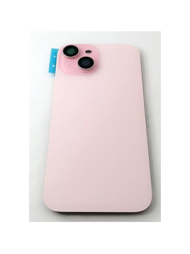 Tapa trasera o tapa bateria rosa para iPhone 15