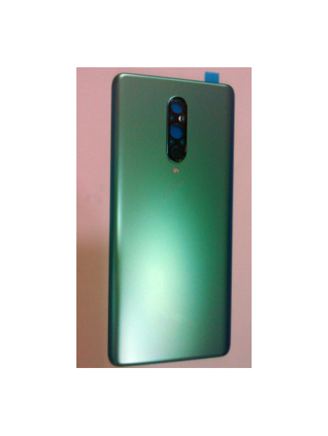 Tapa trasera o tapa de batería verde para Oneplus 8 con cubierta camara