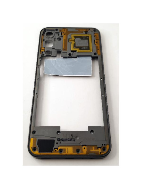 Carcasa o marco central gris para Samsung Galaxy M15 5G