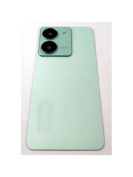 Tapa trasera o tapa bateria verde para Vivo Y36 con cristal de camara